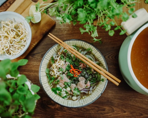 Vietnamská polévka Phở Bo